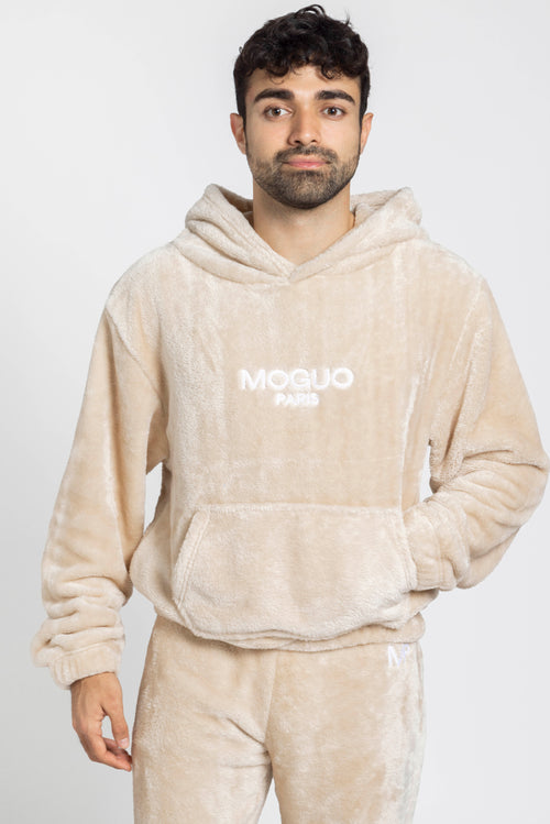 Sweat d'intérieur beige homme