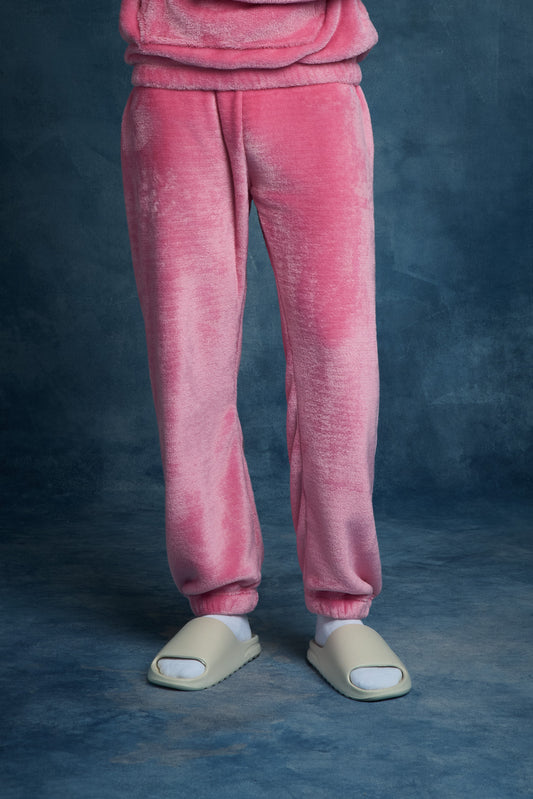 Rosa Lounge-Hose für Damen